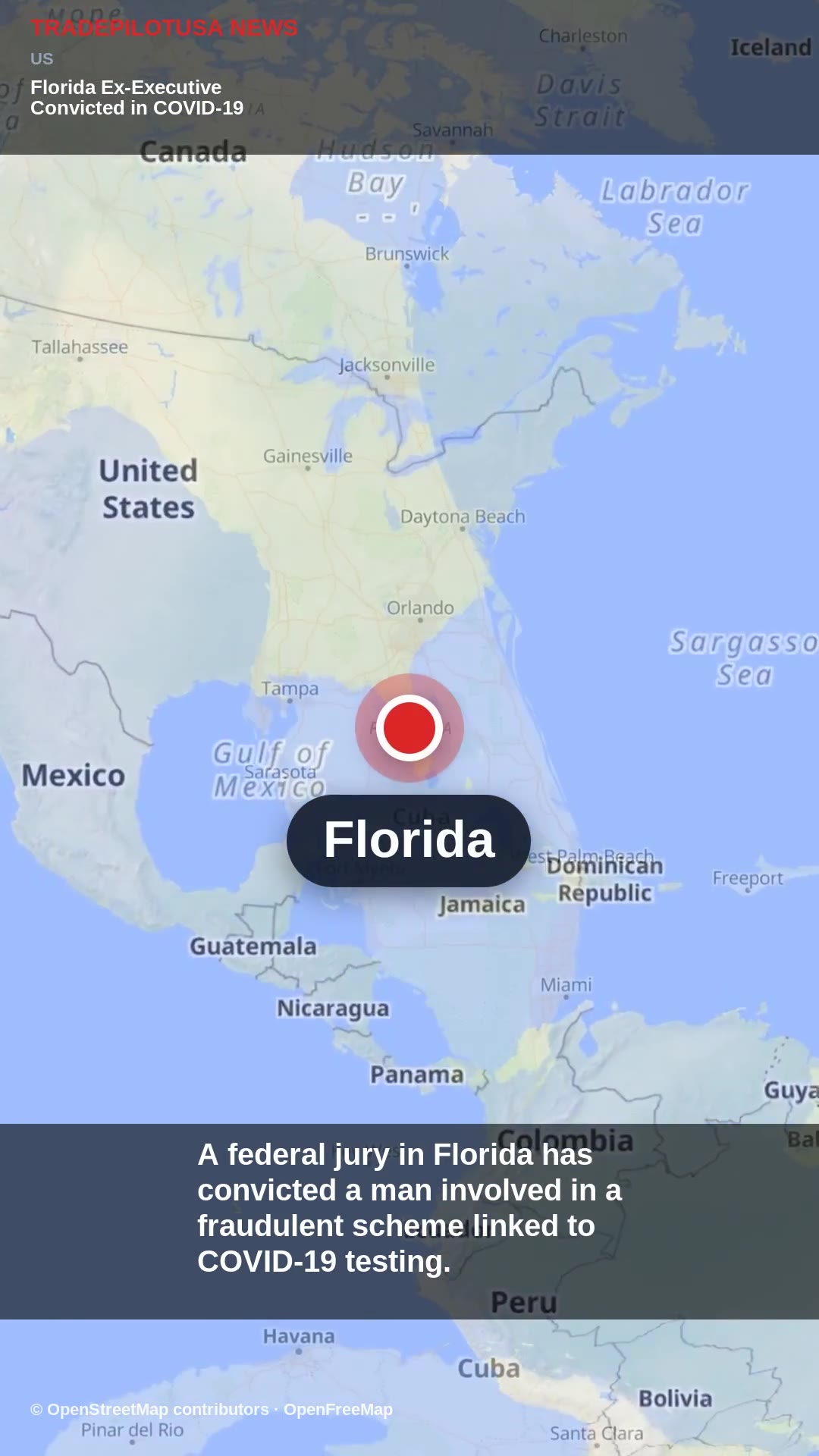 Florida Ex-Executive Convicted in COVID-19 Test Fraud