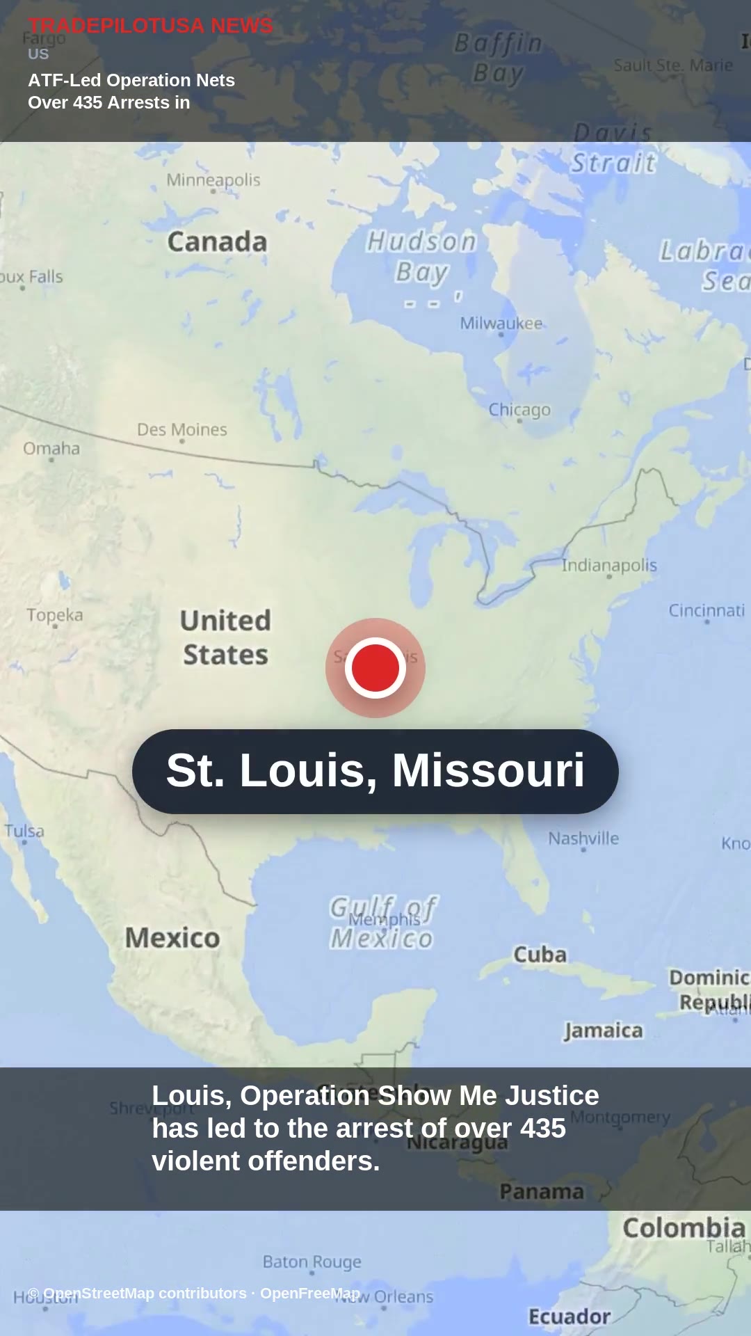 ATF-Led Operation Nets Over 435 Arrests in St. Louis