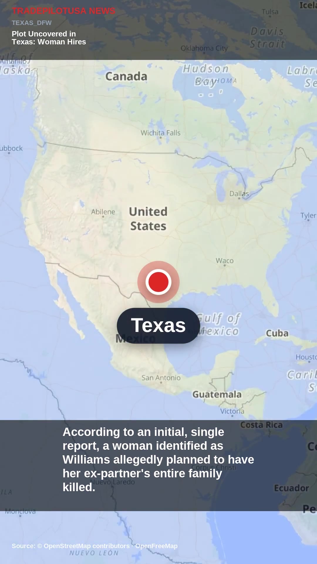 Plot Uncovered in Texas: Woman Hires Hitman