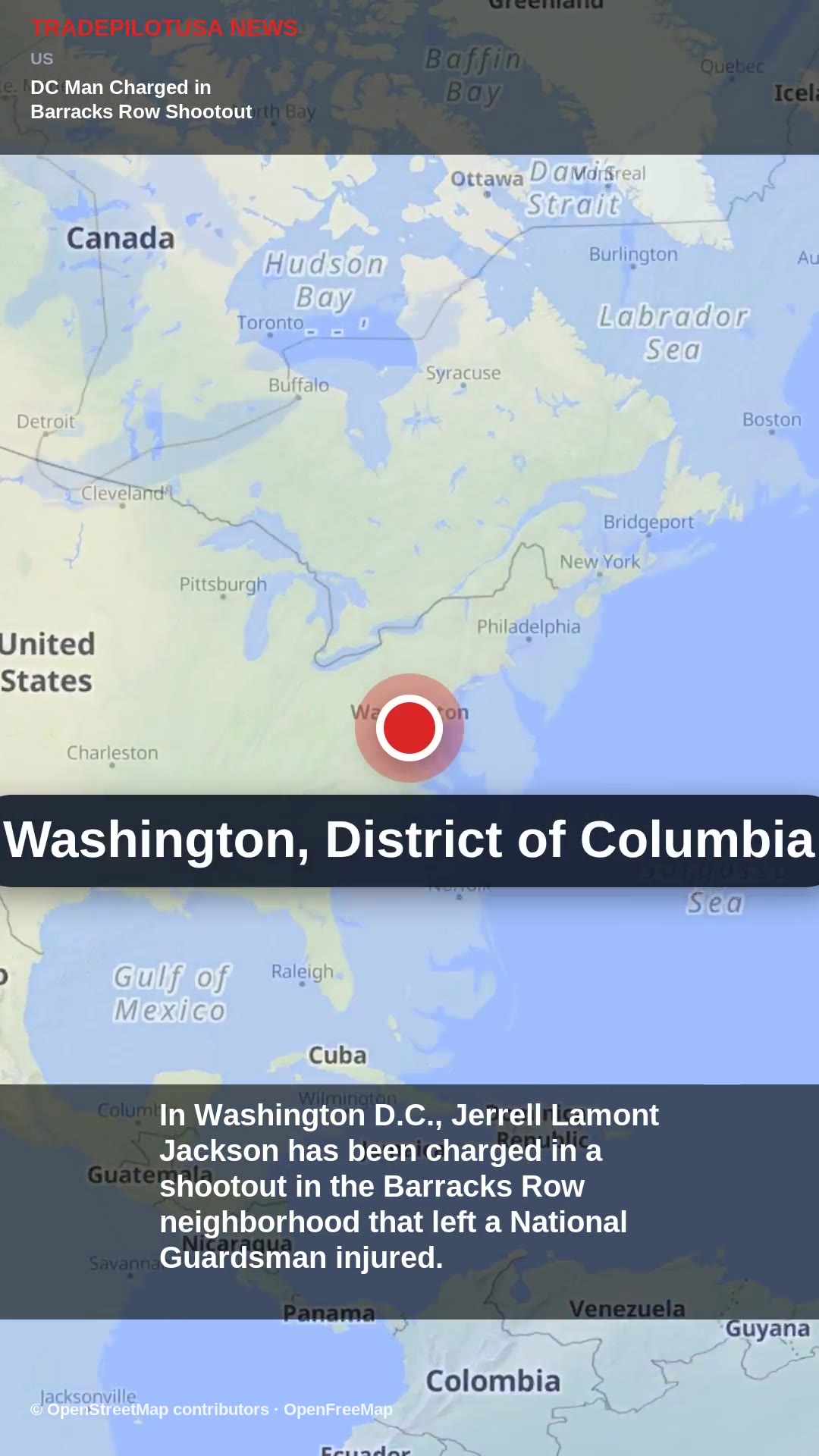 DC Man Charged in Barracks Row Shootout with Guardsmen