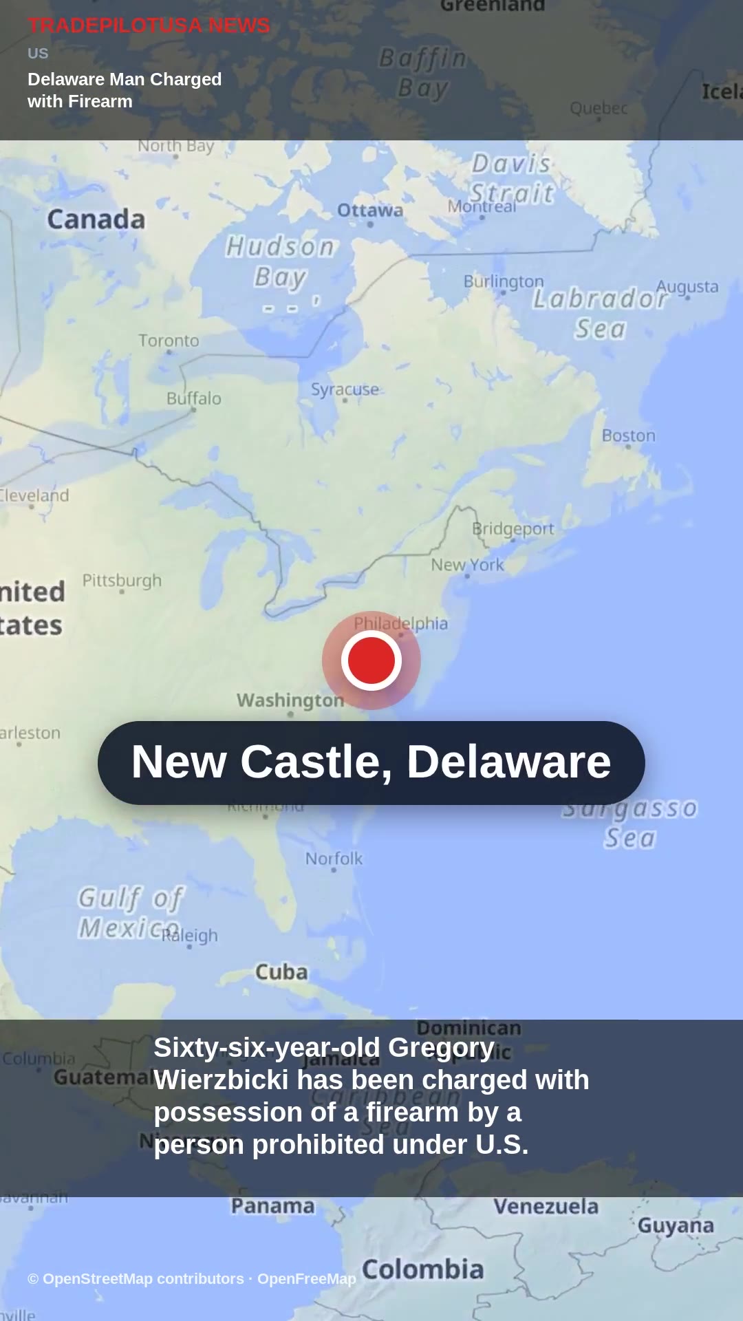 Delaware Man Charged with Firearm Possession After Violent Posts