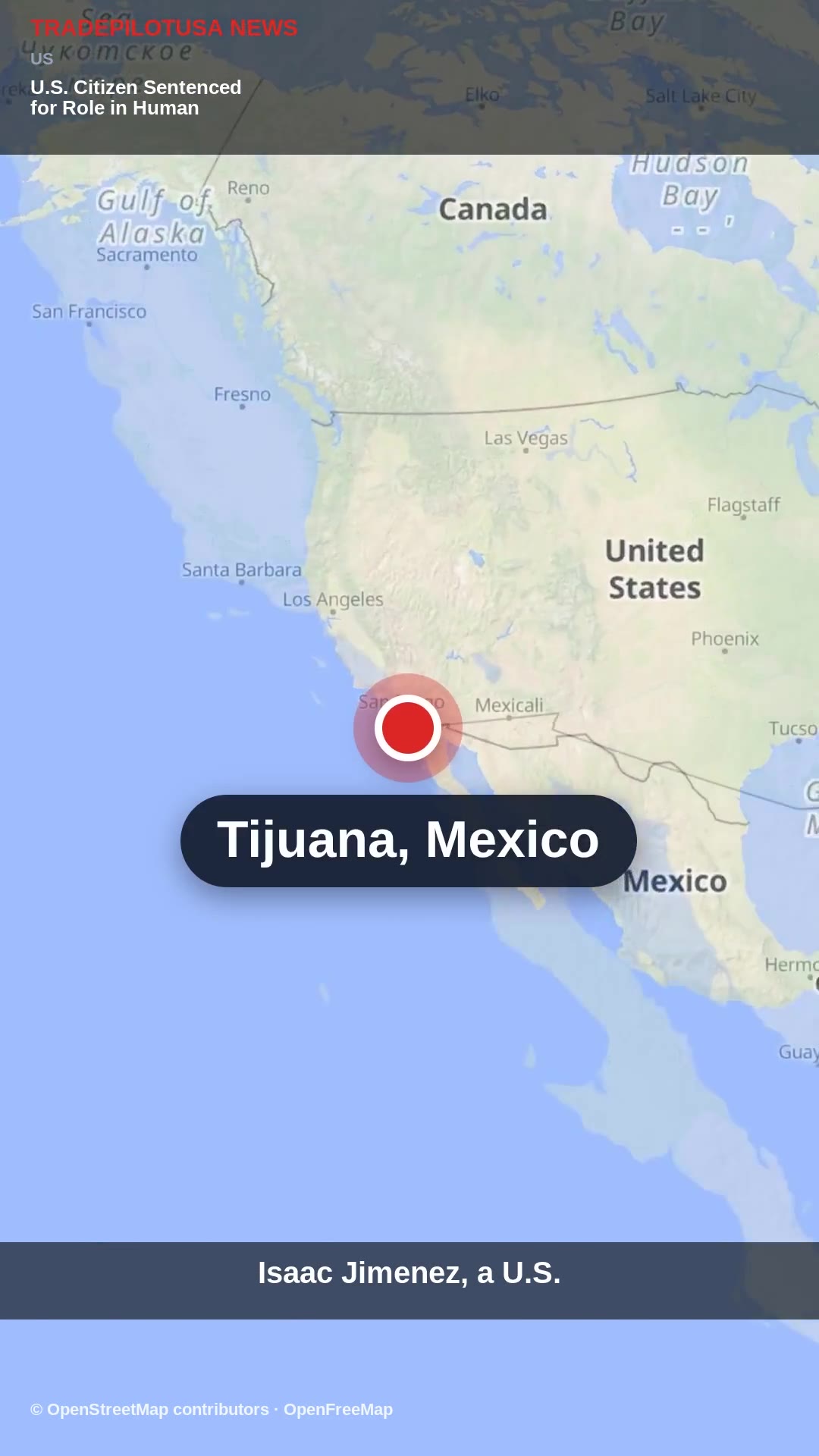 U.S. Citizen Sentenced for Role in Human Smuggling Operation
